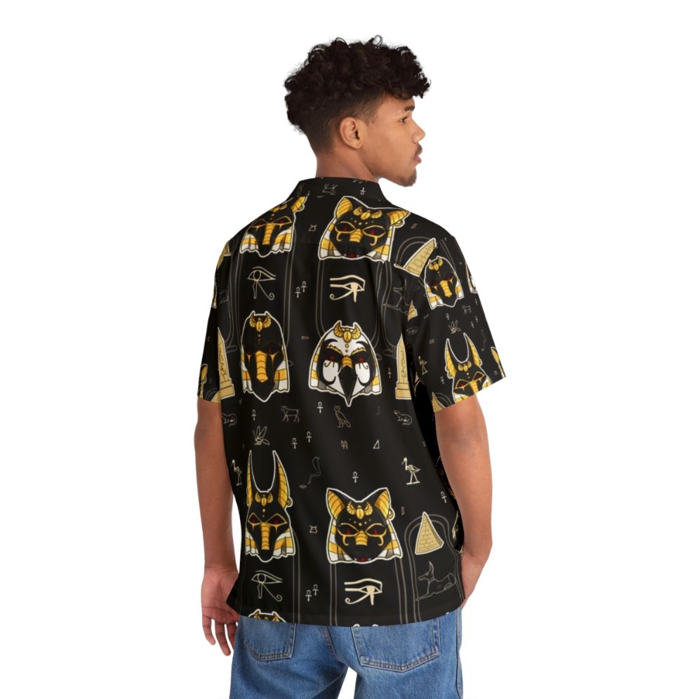 Kemetic Egyptian Shirt with Anubis, Horus, and Other Egyptian Gods - People Back