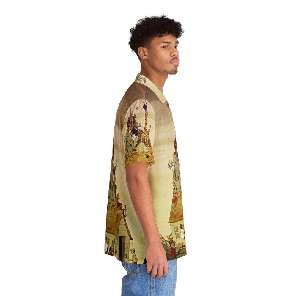 W Heath Robinson Noah's Arc Fantasy Hawaiian Shirt - People Pight