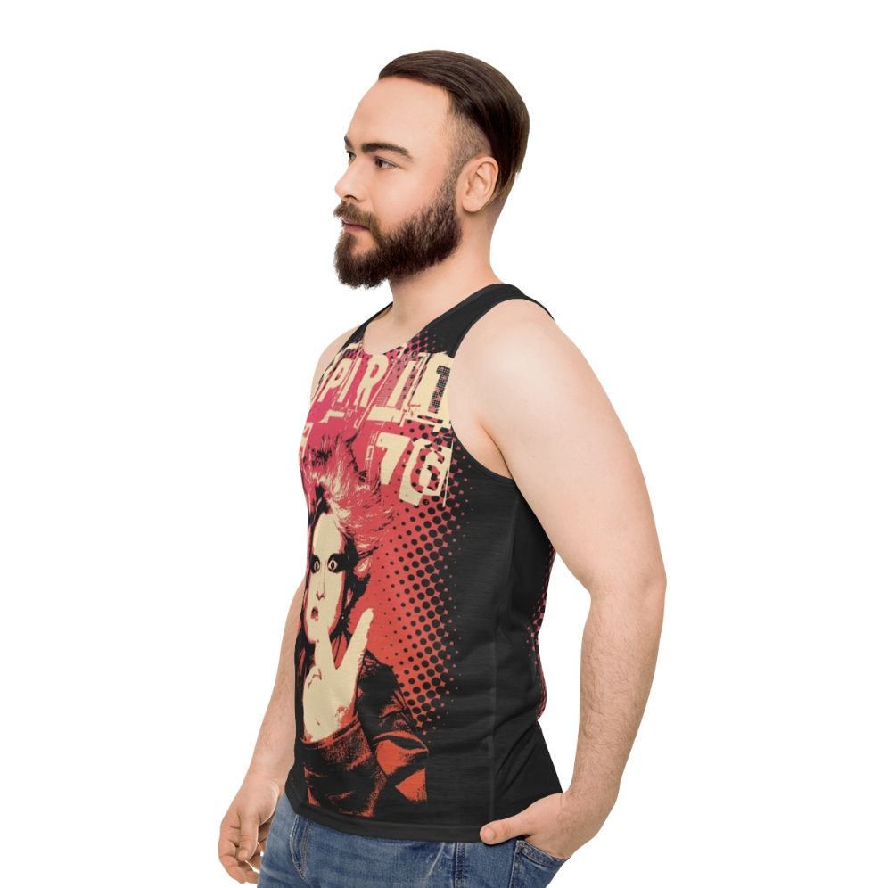 UK punk rock unisex tank top - men side