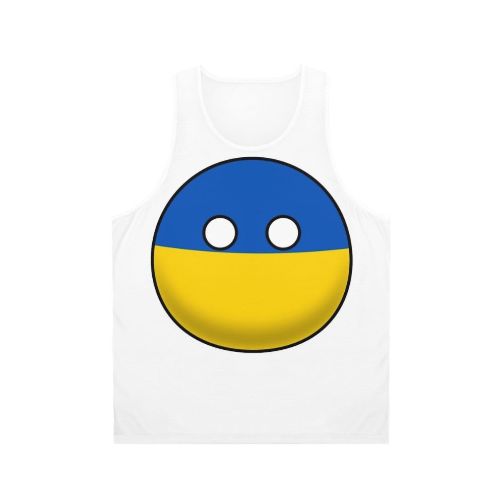 Ukraine Countryball Unisex Tank Top