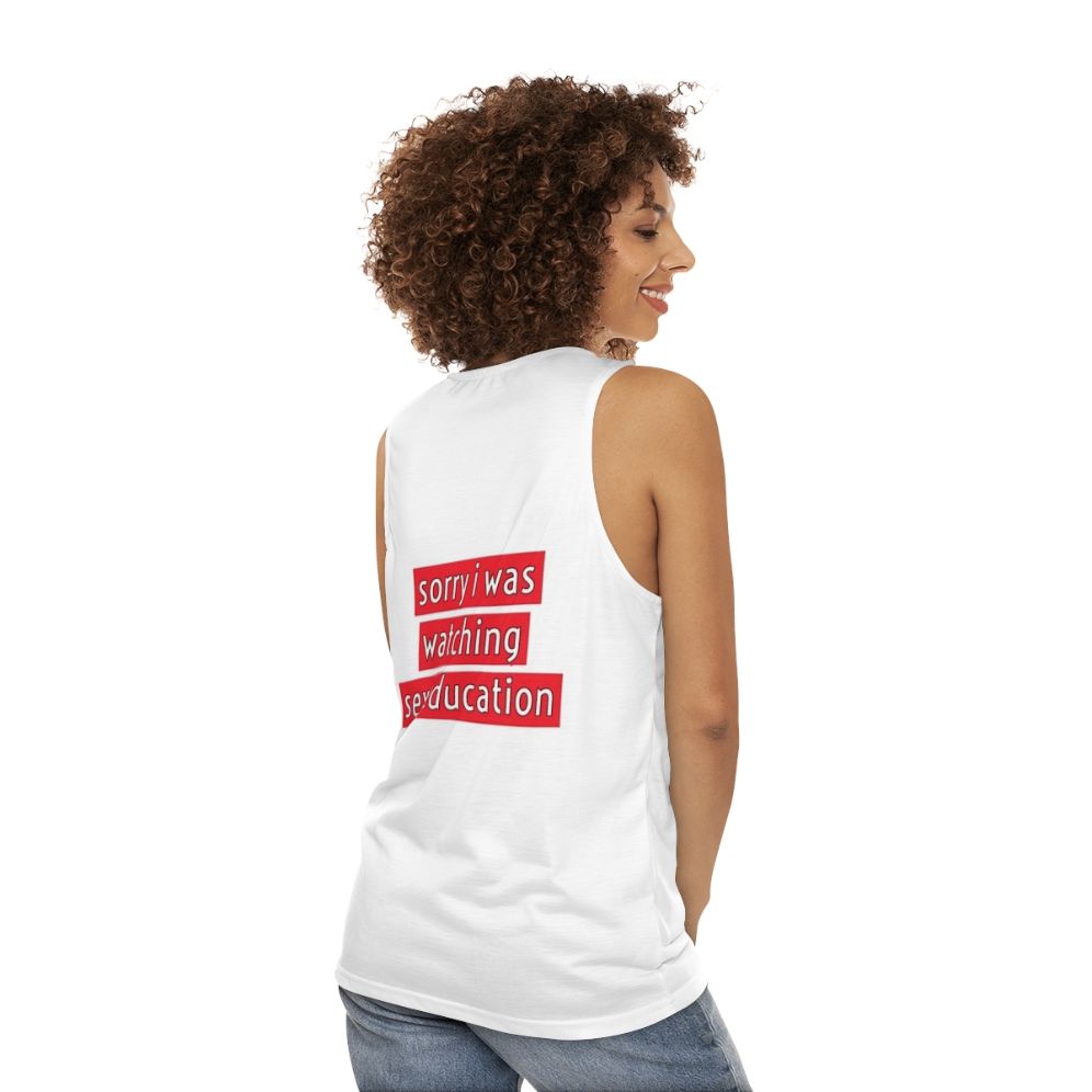 Sex Education Netflix Unisex Tank Top - women back