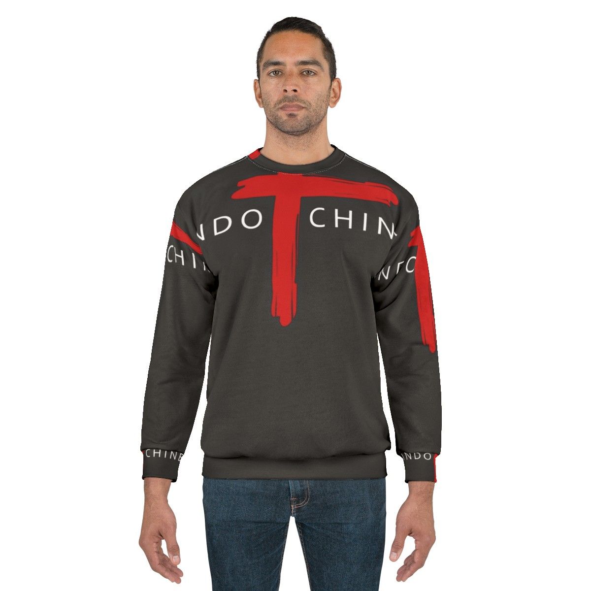 Indochine band logo sweatshirt - men