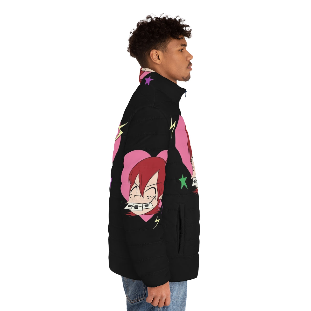 Fanboy and Chum Chum Kyle Bloodworth Thomason Puffer Jacket - men side right