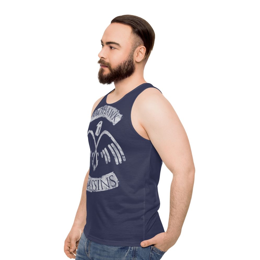 Unisex Assassin's Creed Mohawk Tank Top - men side