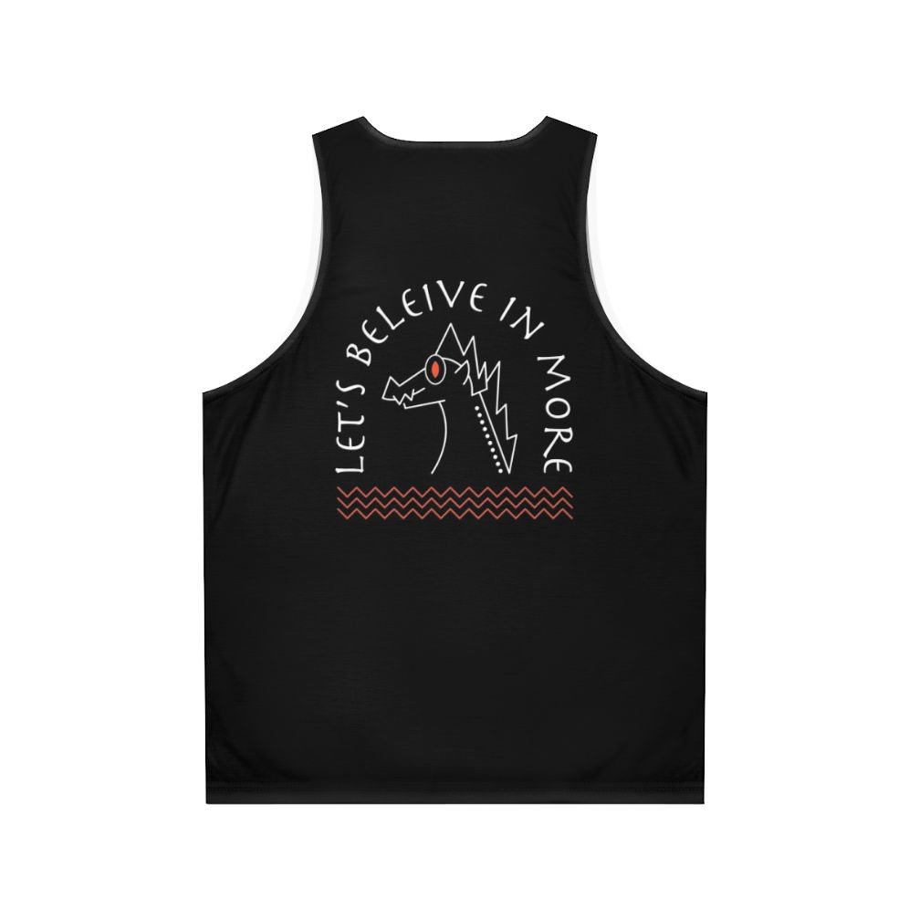 Unisex fantasy dragon tank top - Back