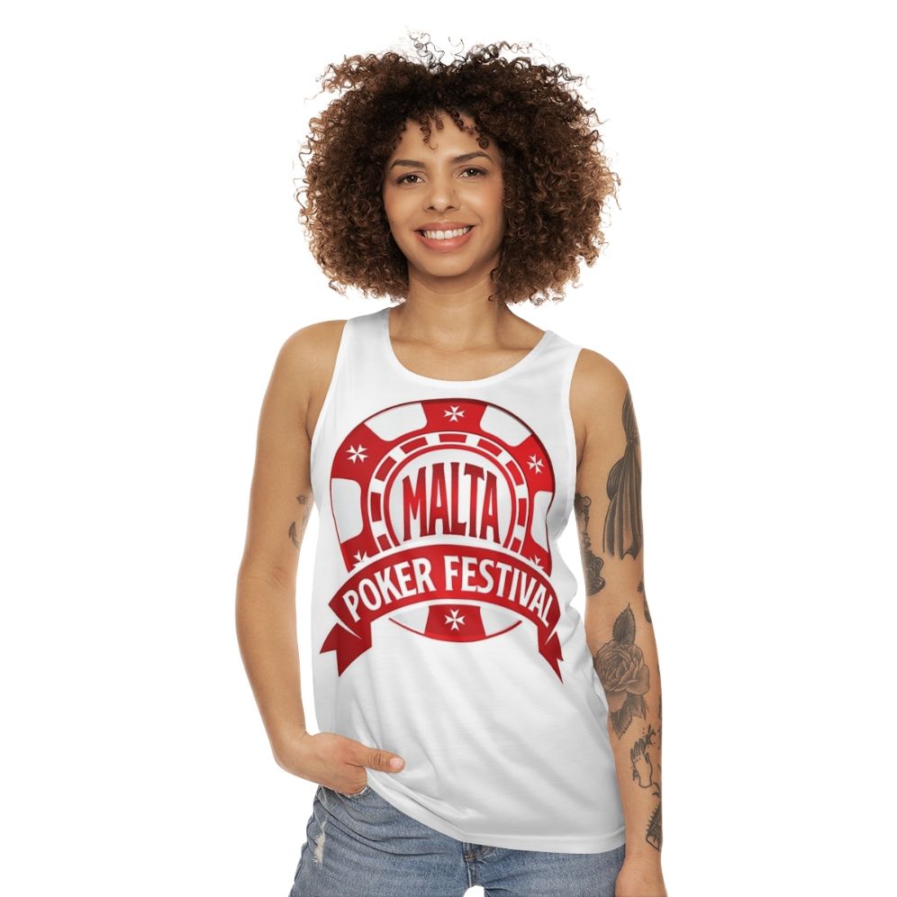 Malta Poker Festival WSOP Unisex Casino Tank Top - women