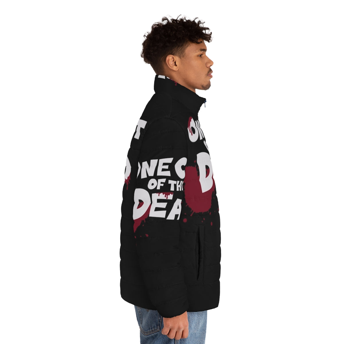 One Cut of the Dead zombie movie puffer jacket - men side right