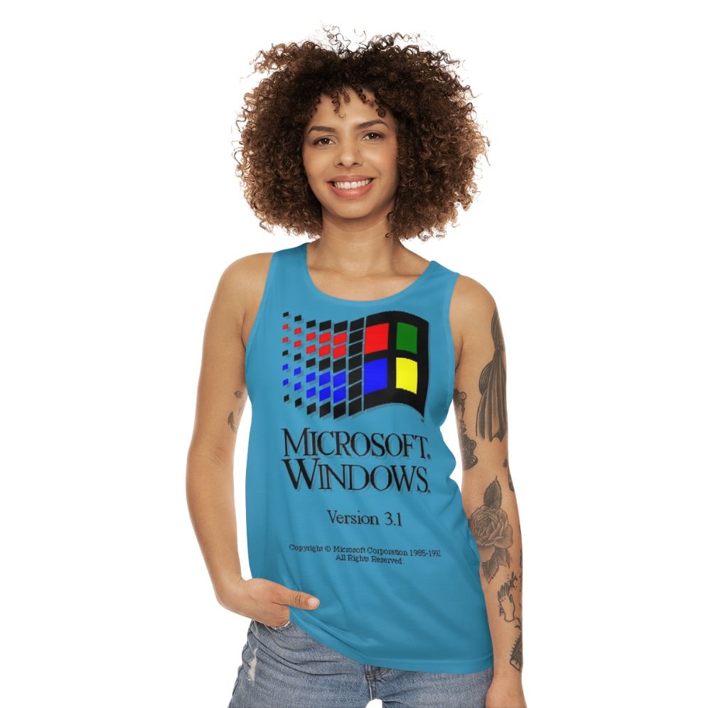 Windows 3.1 Unisex Tank Top - women