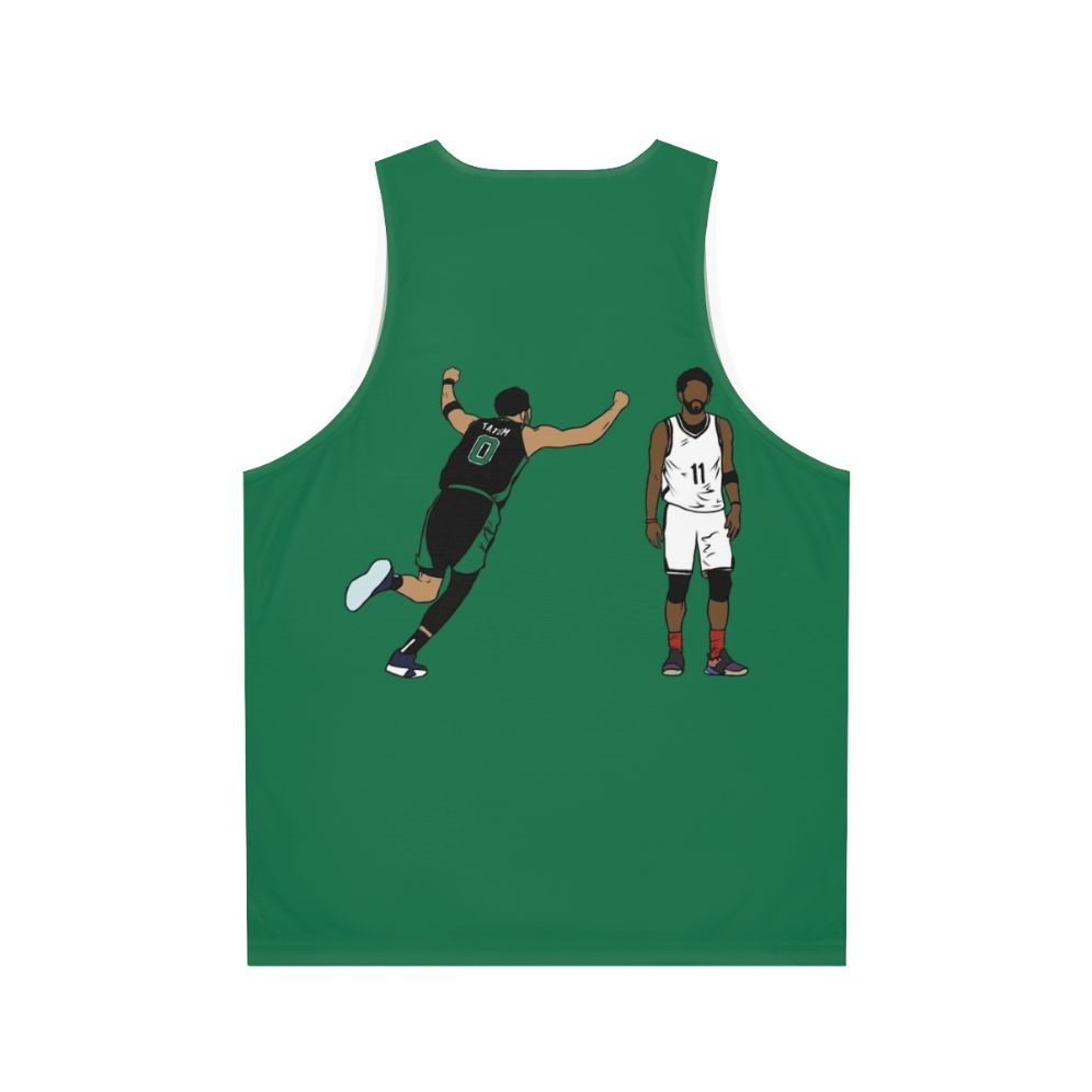 Jayson Tatum Game Winner Celebration Unisex Tank Top - Back