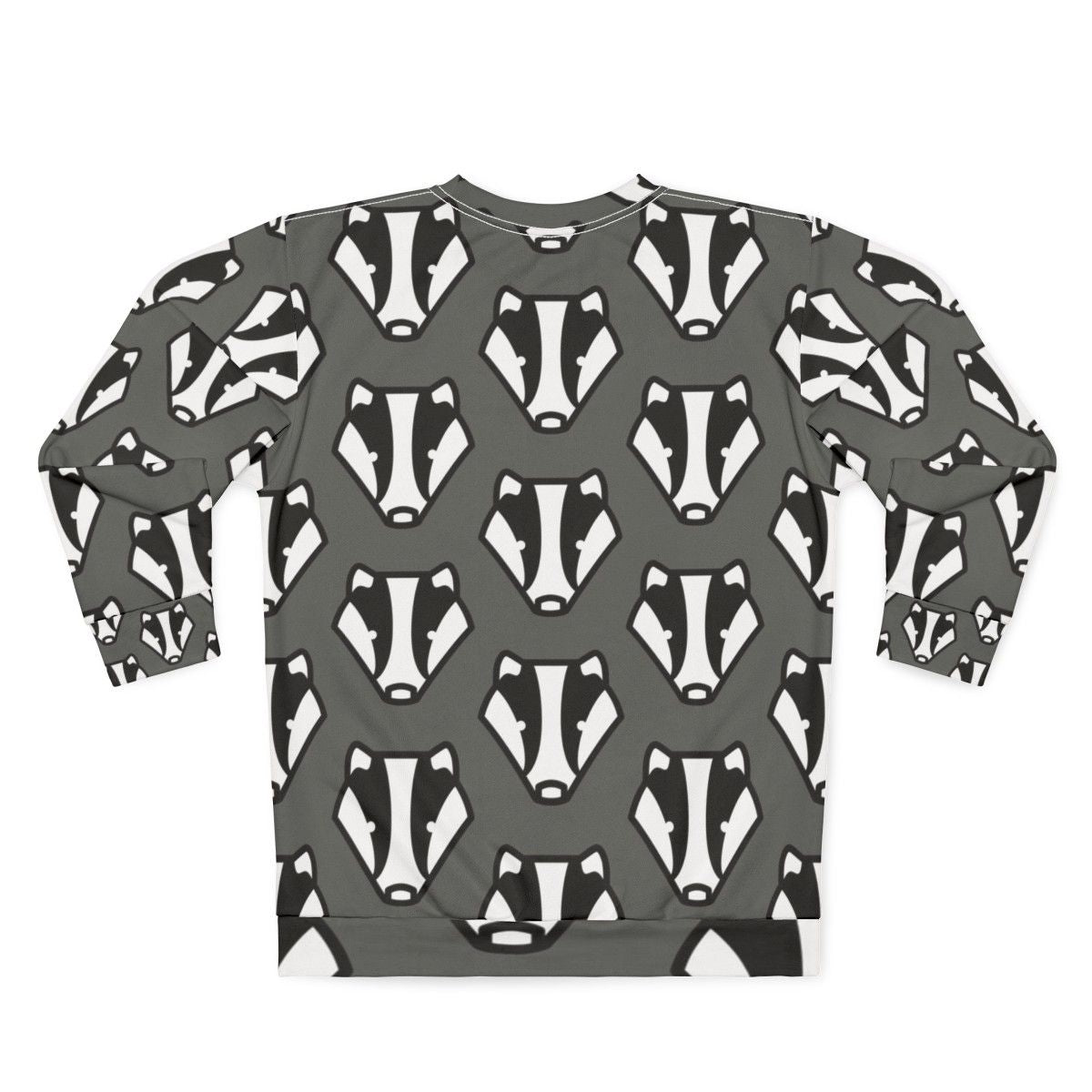 Badger Sweatshirt with Grey and Black Design - Back