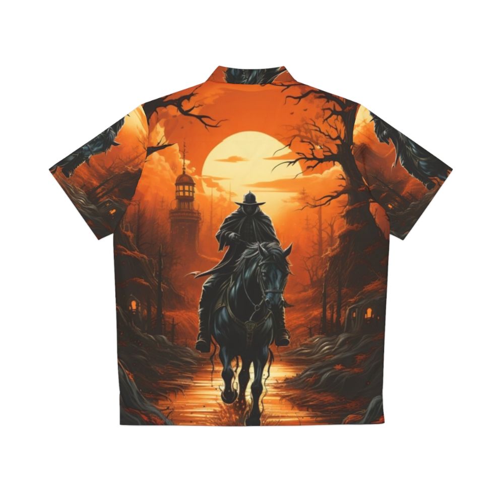 Spooky Headless Horseman Hawaiian Shirt iPhone Case - Back