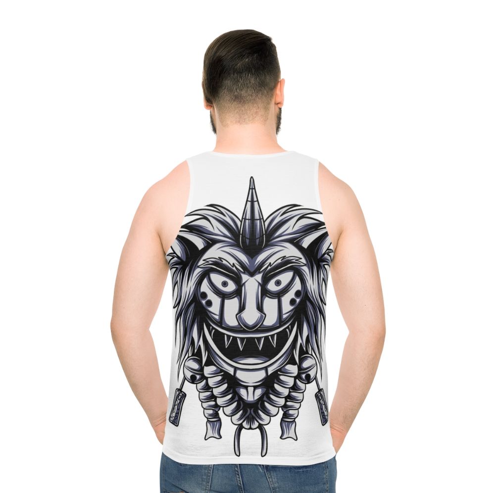 Big Mouth Hormone Monster Unisex Tank Top - men back