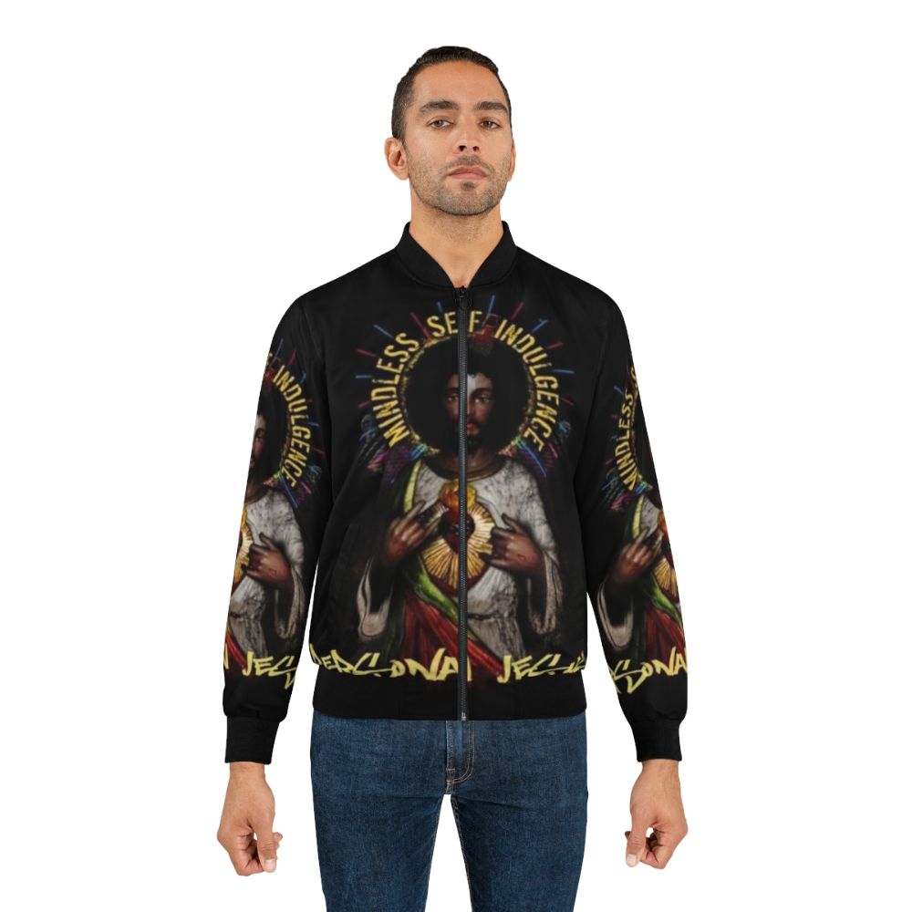 Mindless Self Indulgence Personal Jesus Bomber Jacket with band graphics - Lifestyle