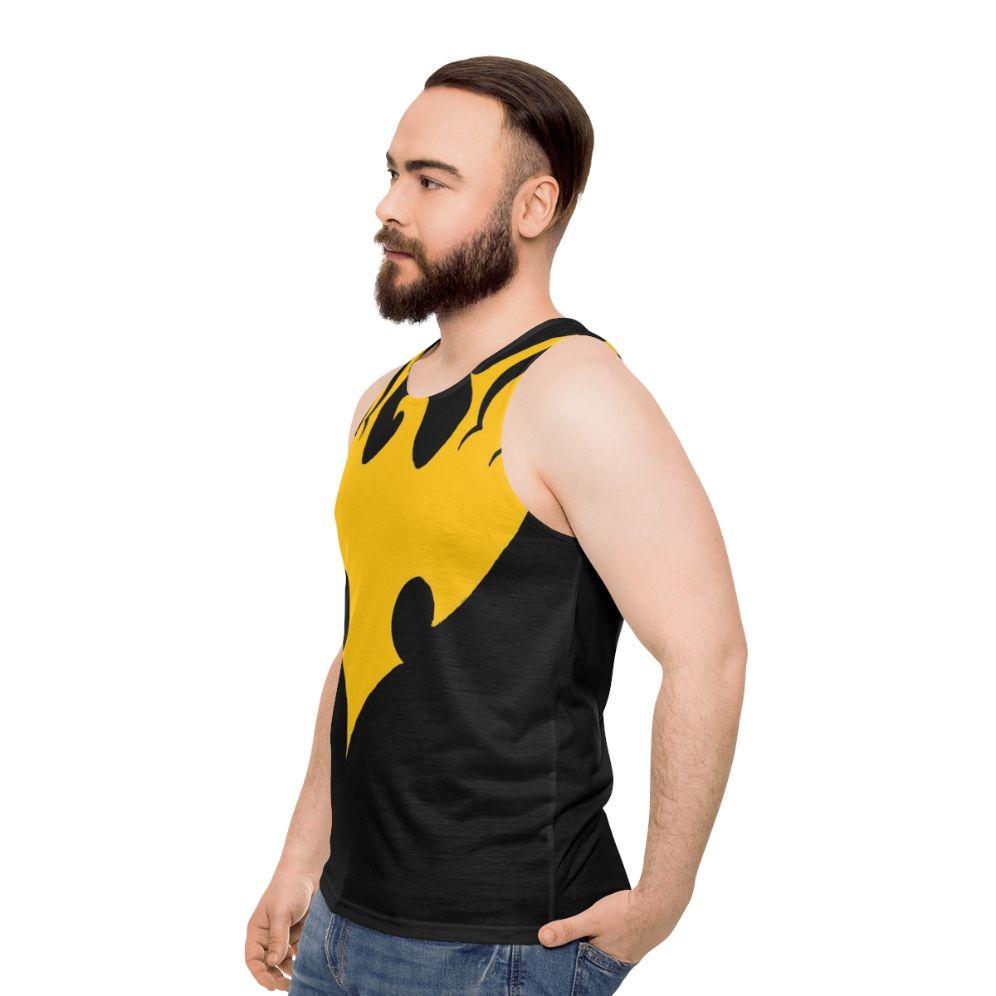 Quentin Quire Future Phoenix Unisex Tank Top - men side