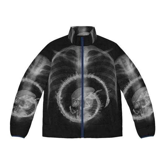 Alien Radiography Puffer Jacket featuring iconic alien x-ray design