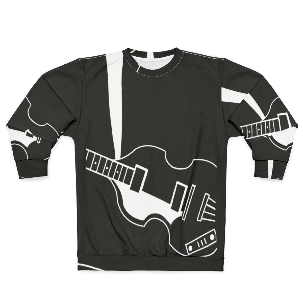 Violin Bass Sweatshirt with Hofner and Beatles Branding