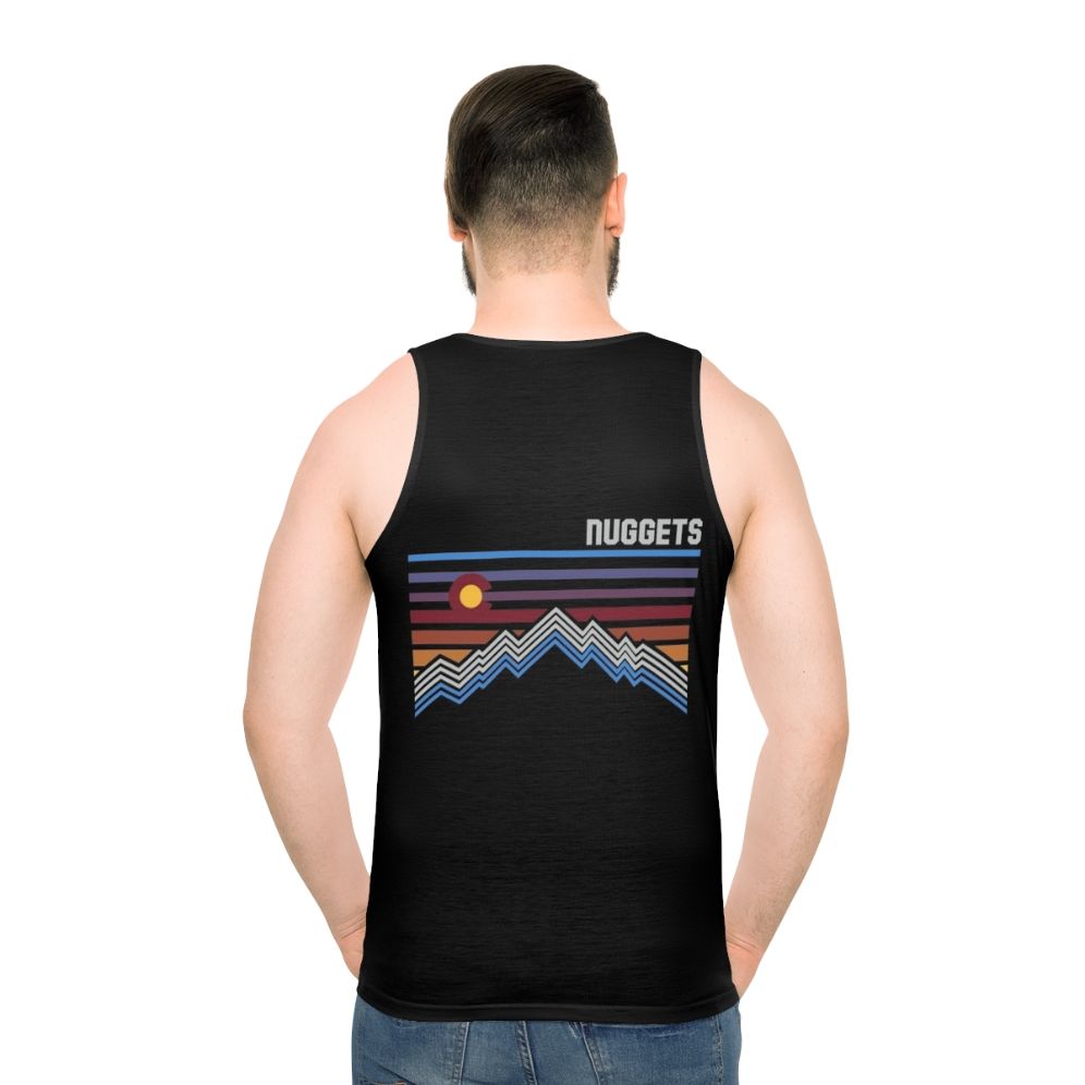 Denver Nuggets Unisex Basketball Tank Top - men back