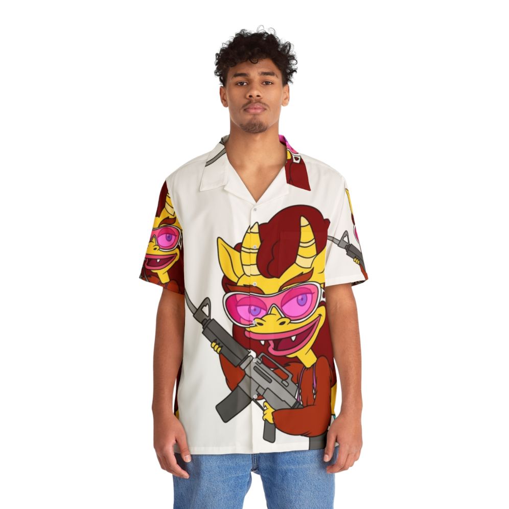 Big Mouth Connie Hawaiian Shirt - People Front