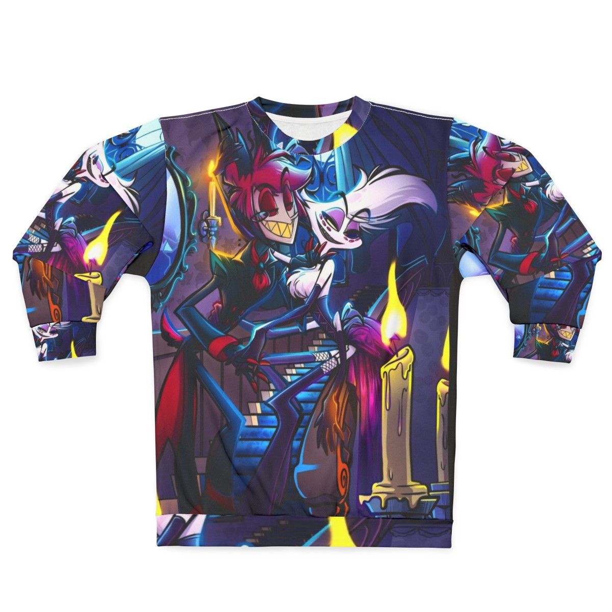 Hazbin Hotel Alastor Sweatshirt with Exclusive Fan Art Design