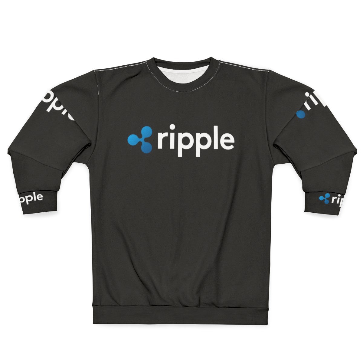 Ripple XRP Crypto Sweatshirt with Ripplenet Logo