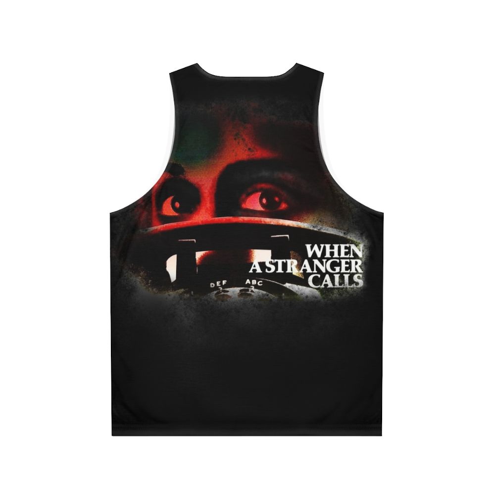 When a Stranger Calls horror movie unisex tank top - Back