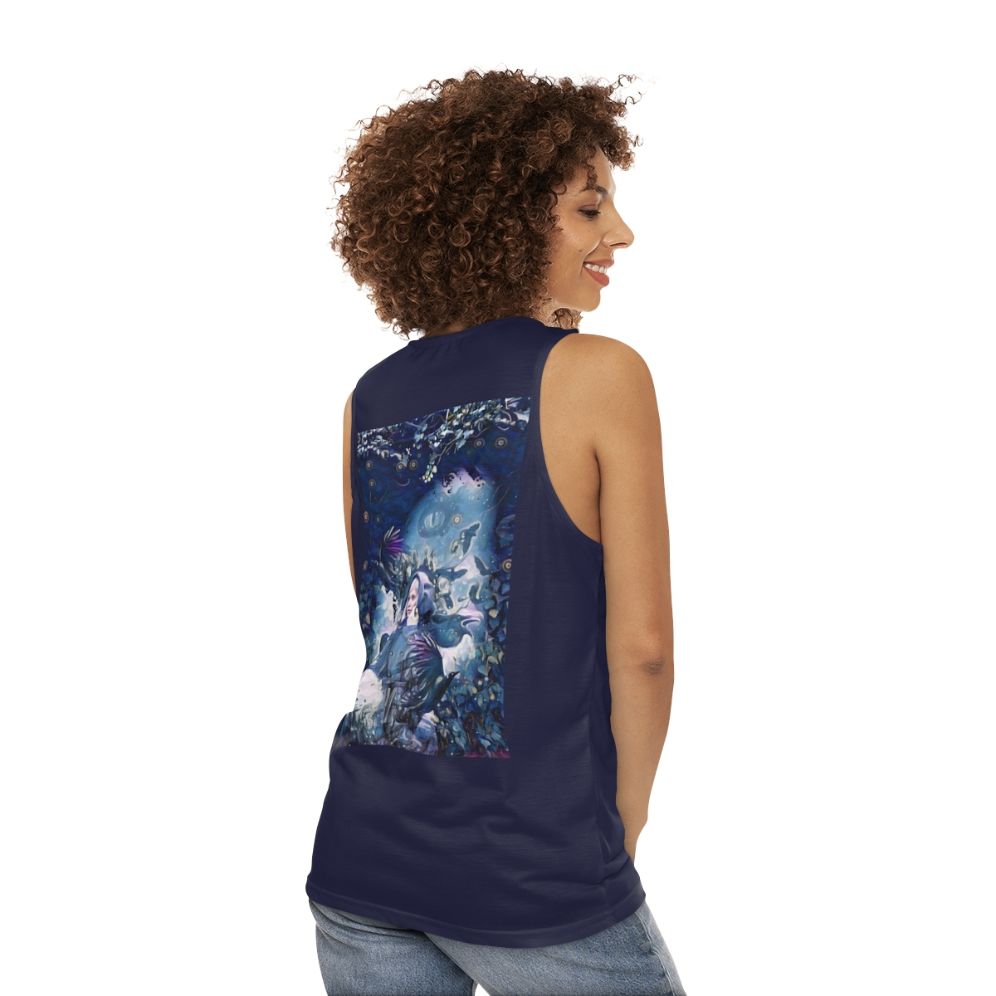 Aurora Aksnes Crows Unisex Tank Top - women back