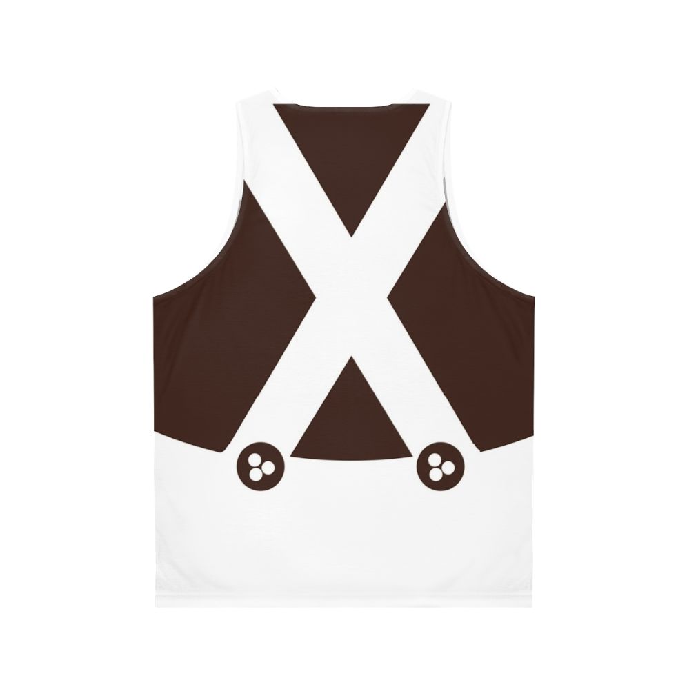 Oompa Loompa Themed Unisex Tank Top - Back