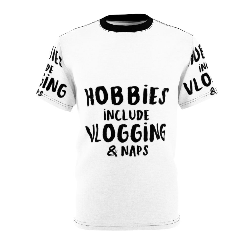 Vlogging and Napping Hobbies T-Shirt