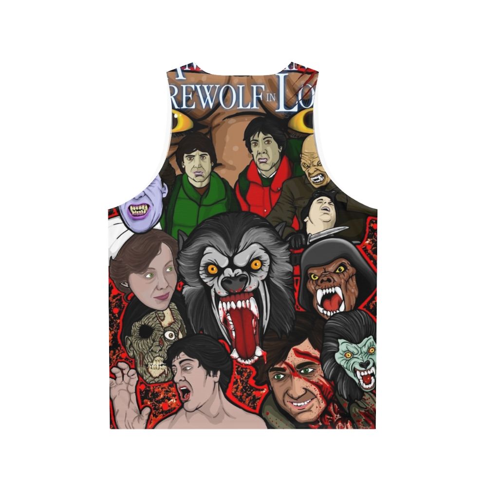 Unisex American Werewolf in London Horror Tank Top - Back