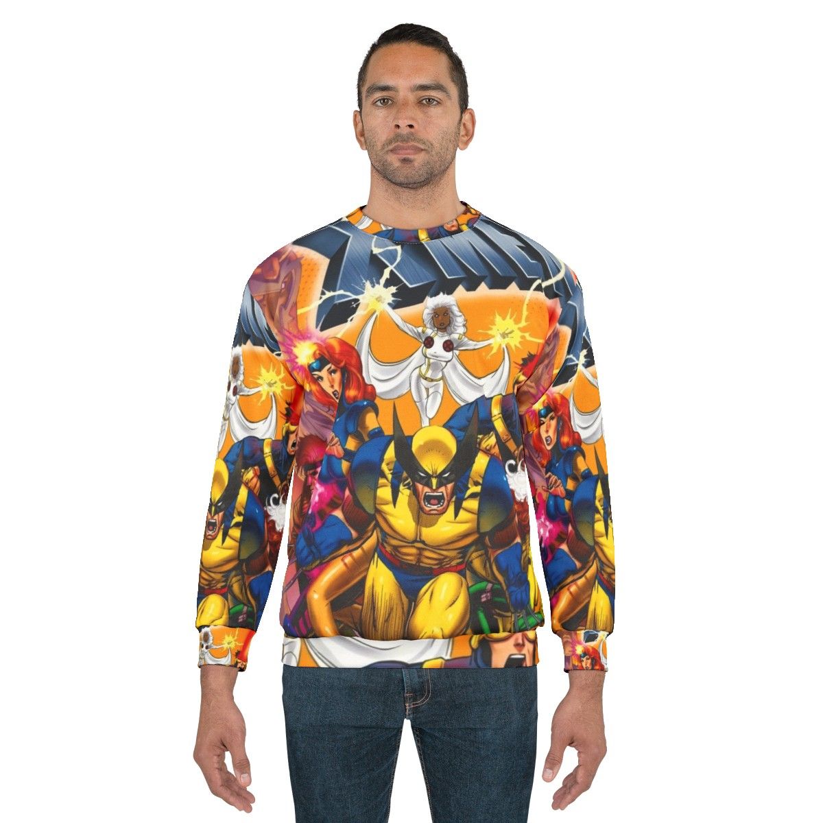 Ethereal sweatshirt for horror film and vintage XMen movie fans - men