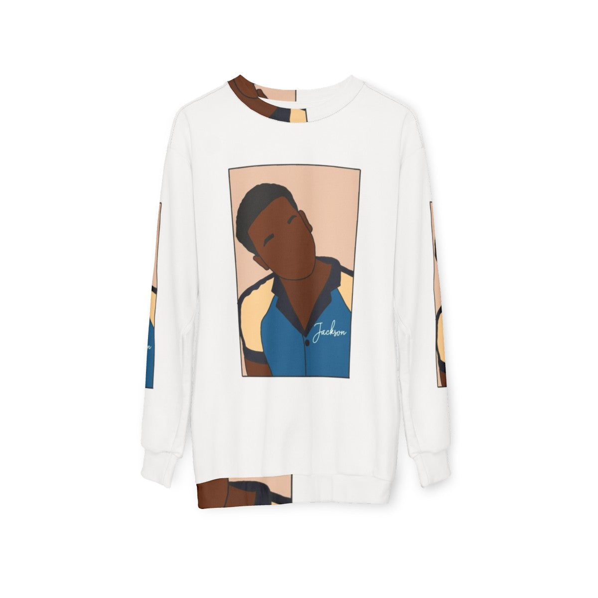 Sex Education Jackson Sweatshirt featuring Maeve Wiley and Otis Milburn - hanging