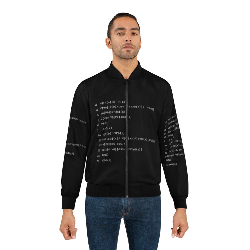 Gödel's Ontological Proof Bomber Jacket for Men - Lifestyle