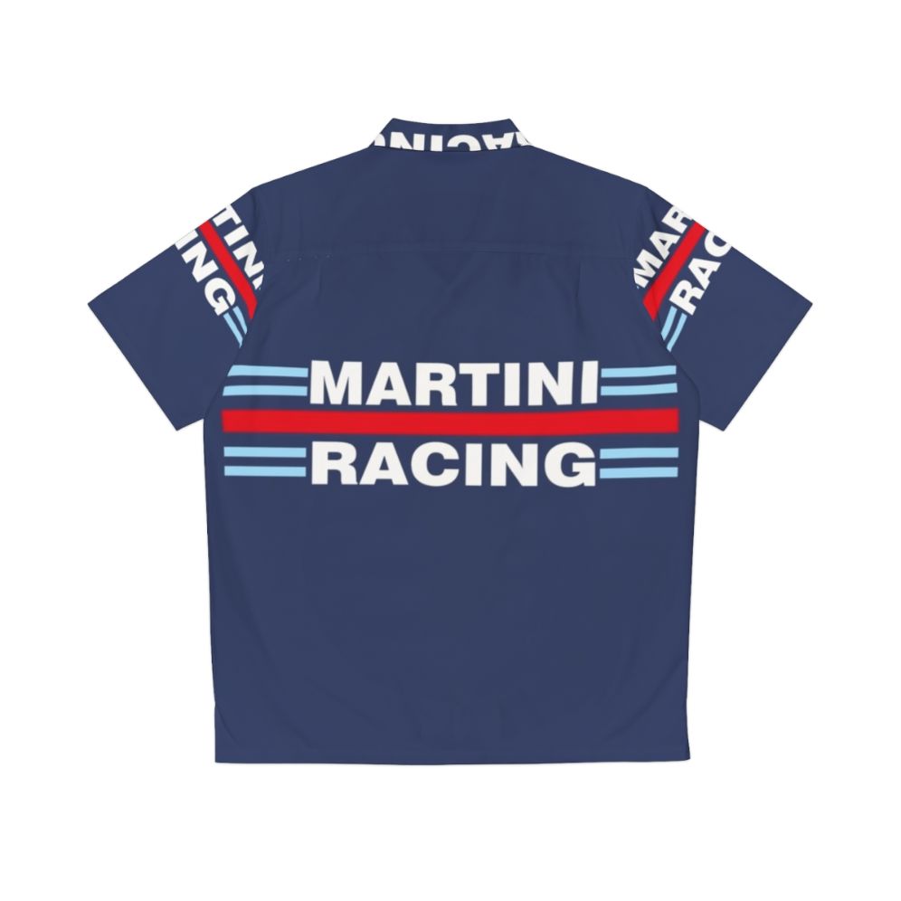 Vintage Martini Racing Hawaiian Shirt - Back