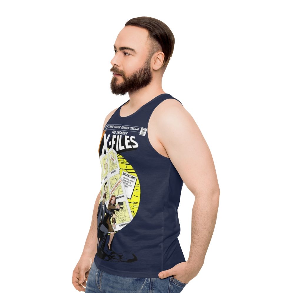 X-Files & X-Men Unisex Tank Top - men side