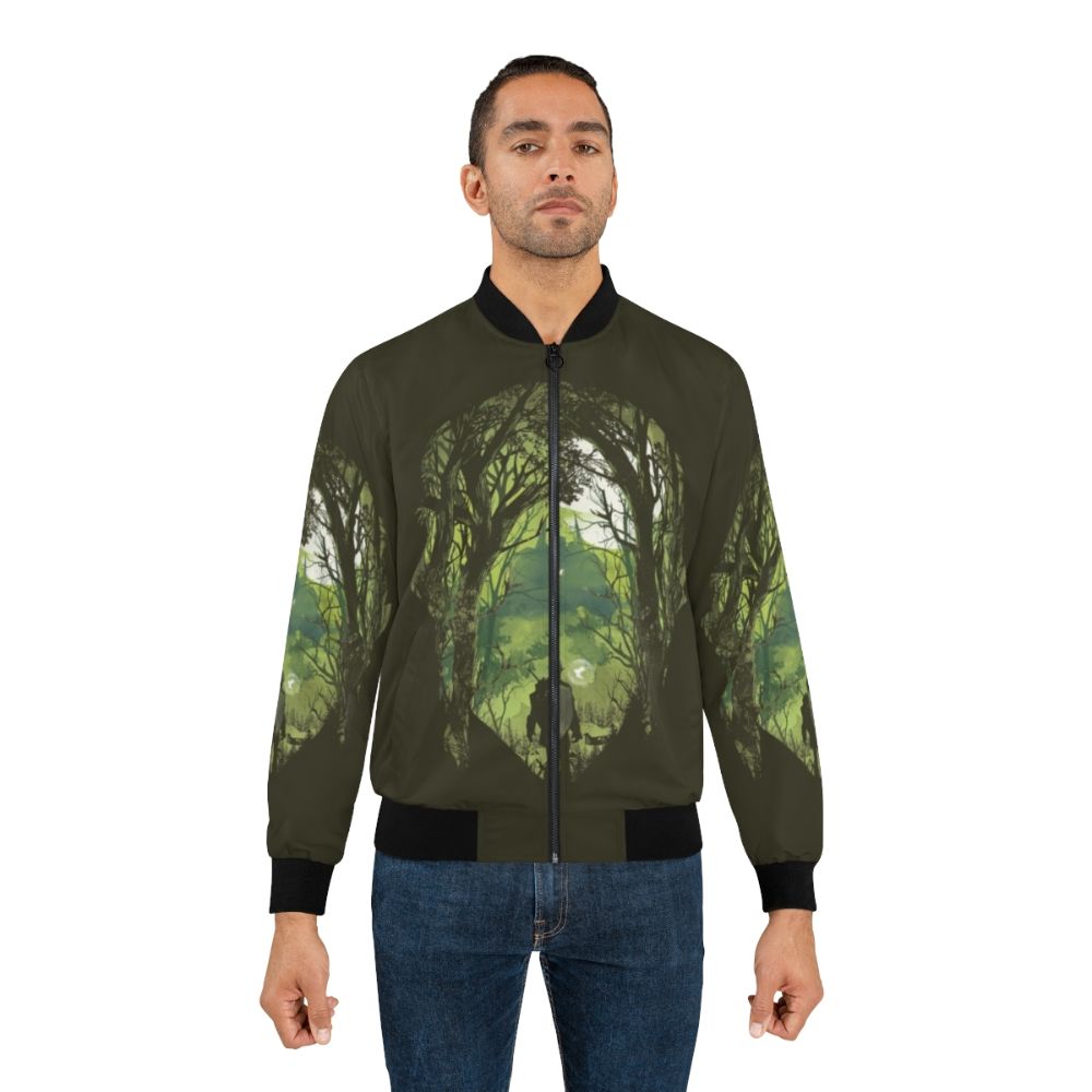 Video games-themed bomber jacket with an artsy design - Lifestyle