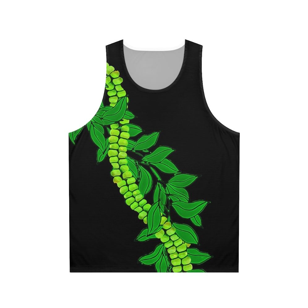 Maile And Mokihana Unisex Hawaiian Inspired Tropical Floral Tank Top