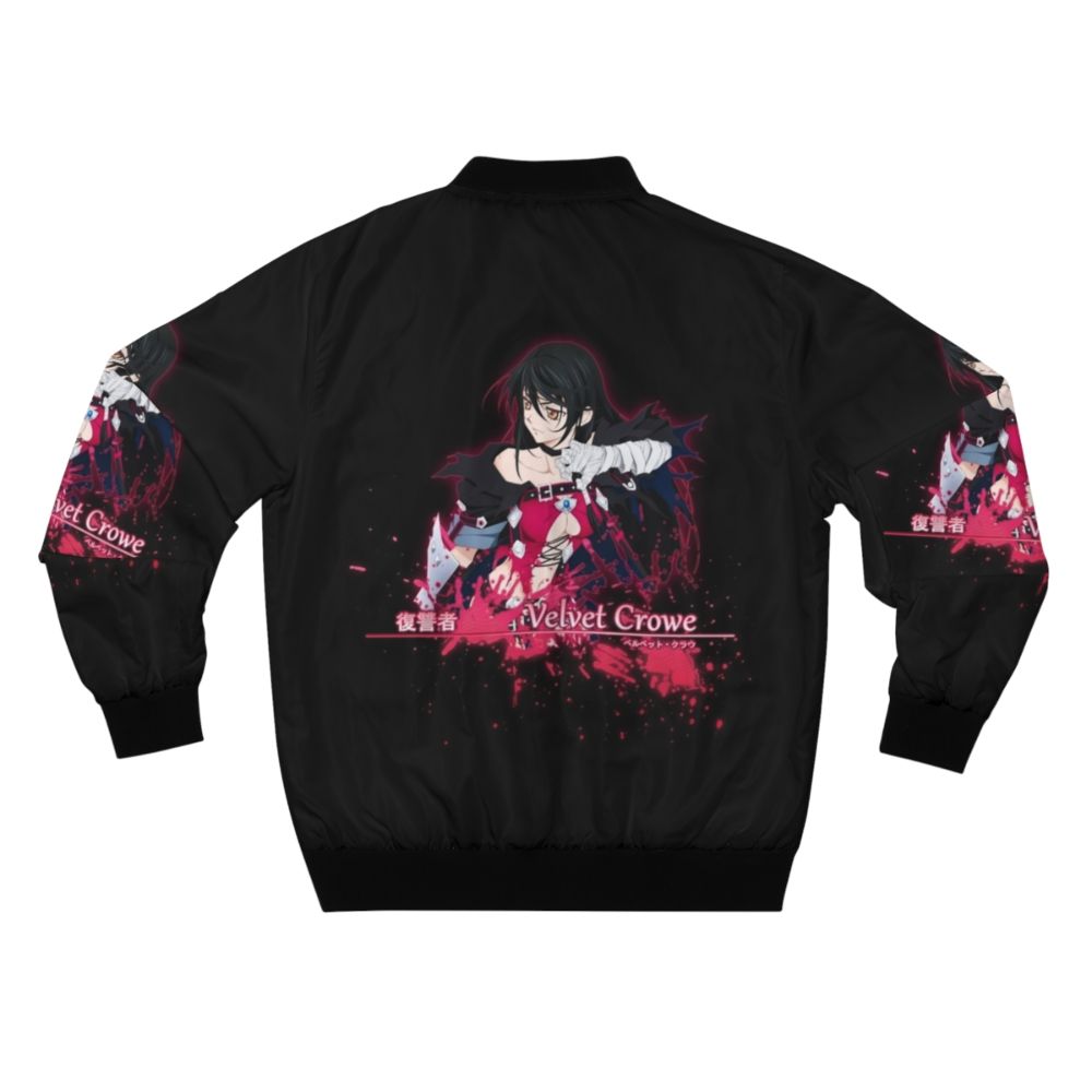 Velvet Crowe from Tales of Berseria wearing a bomber jacket - Back