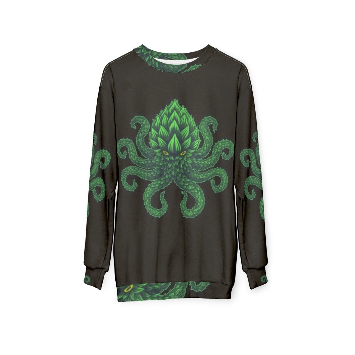 Hoppy Octo Sweatshirt - Octopus Craft Beer Lover Tee - hanging