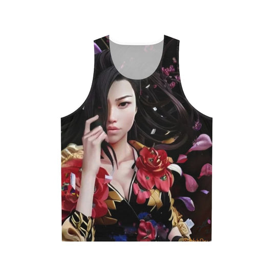 Unisex Bebe Rose Asian Fusion Fantasy Art Tank Top