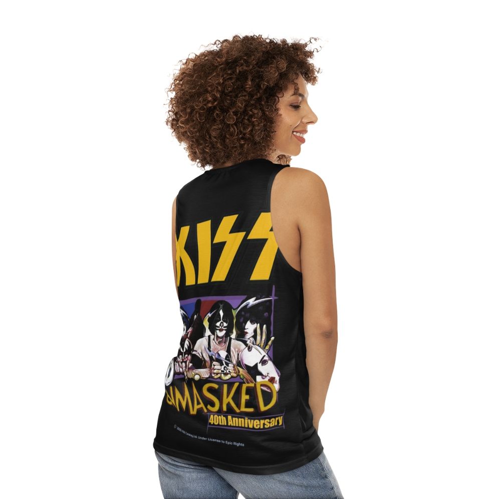 Kiss Unmasked Fan Art Unisex Tank Top - women back