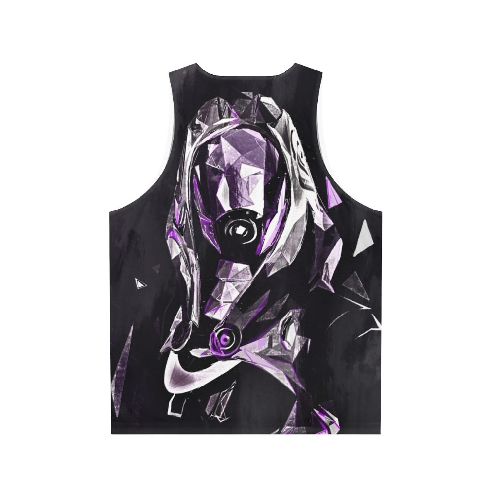 Mass Effect Tali Pilgrimage Unisex Tank Top - Back