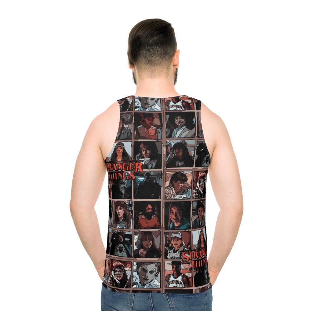 Stranger Things Fan Art Unisex Tank Top - men back