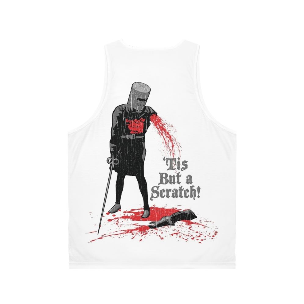 Unisex "Tis But A Scratch" Monty Python Tank Top - Back