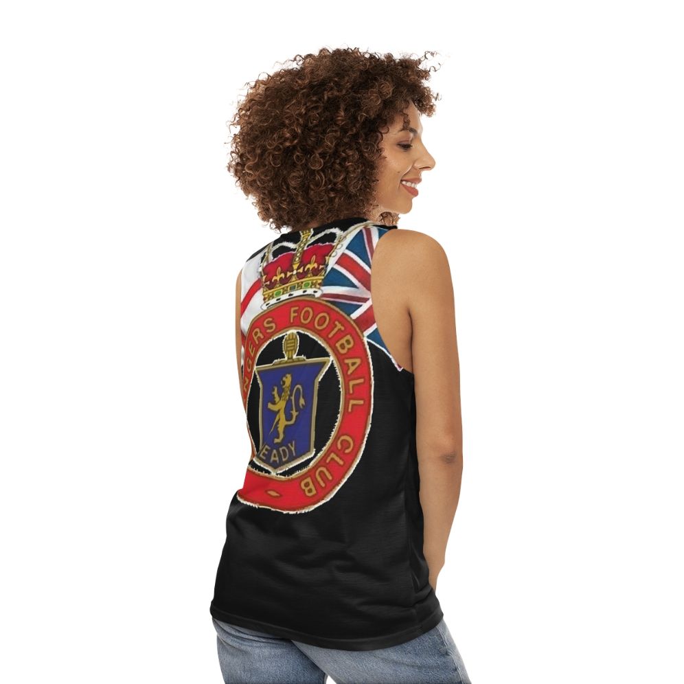 The Rangers Football Club Classic Unisex Tank Top - women back