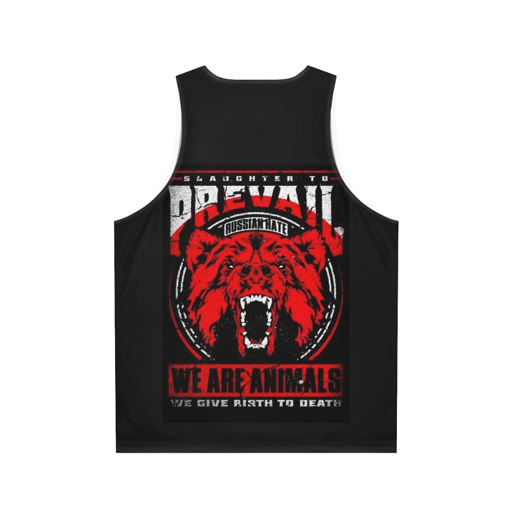 We Are Animals Unisex Tank Top - Back