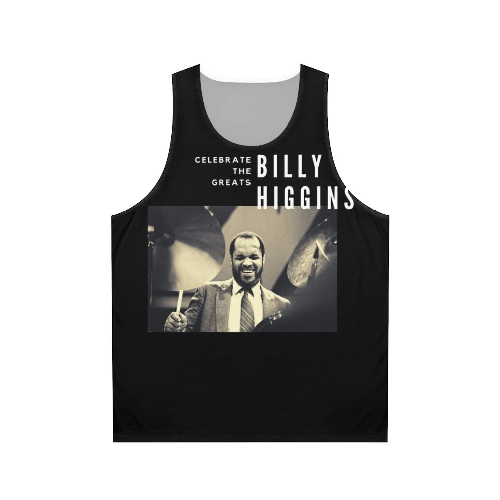 Unisex Tank Top Featuring Jazz Drummer Billy Higgins