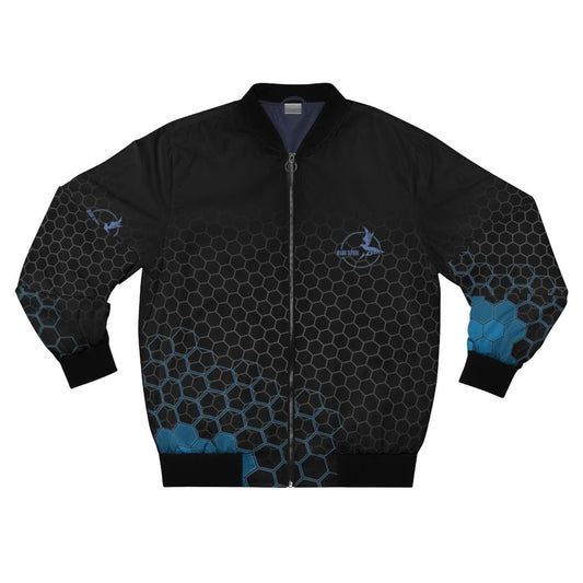 Arpeggio of Blue Steel anime-inspired bomber jacket with shield design