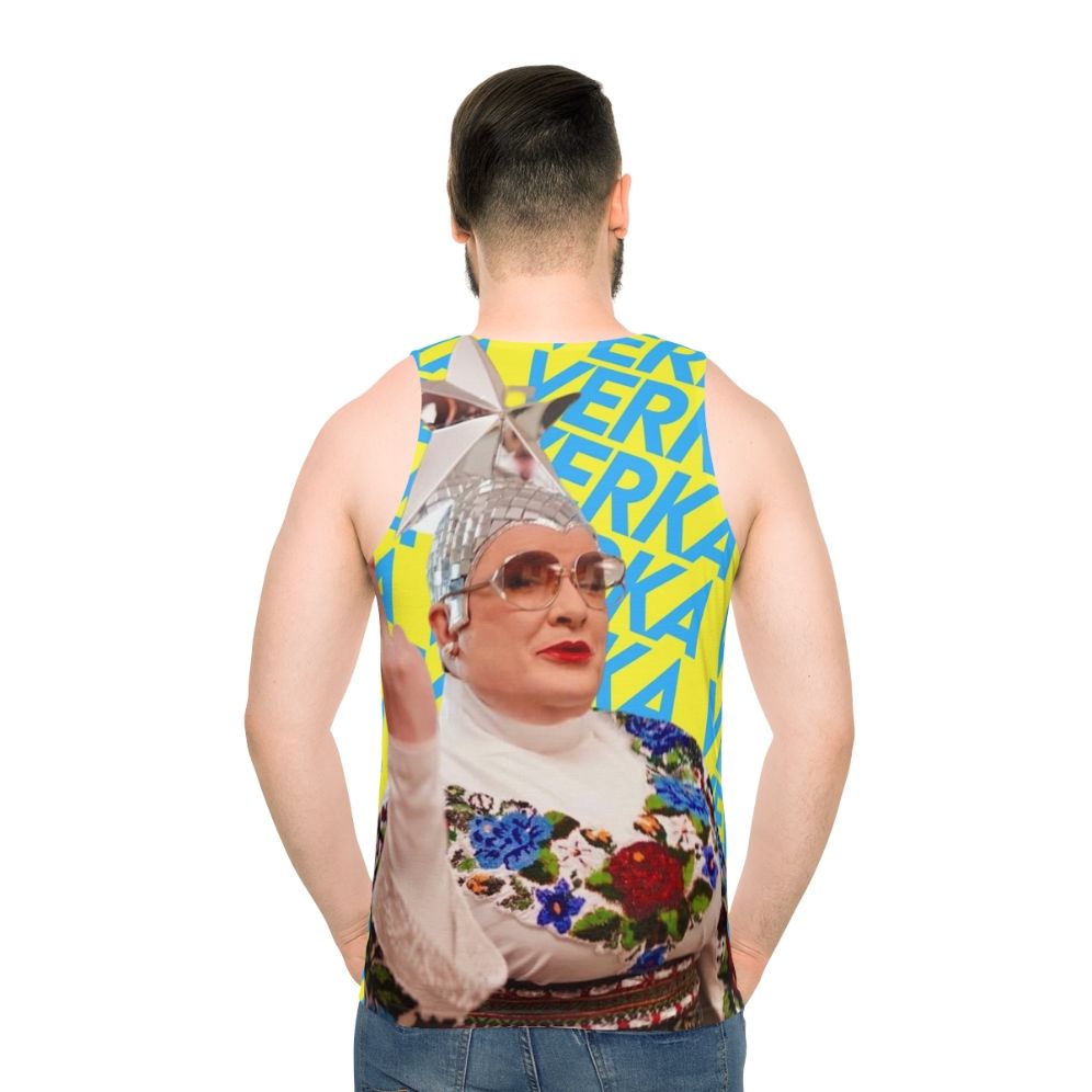 Verka Serduchka Unisex Tank Top - men back