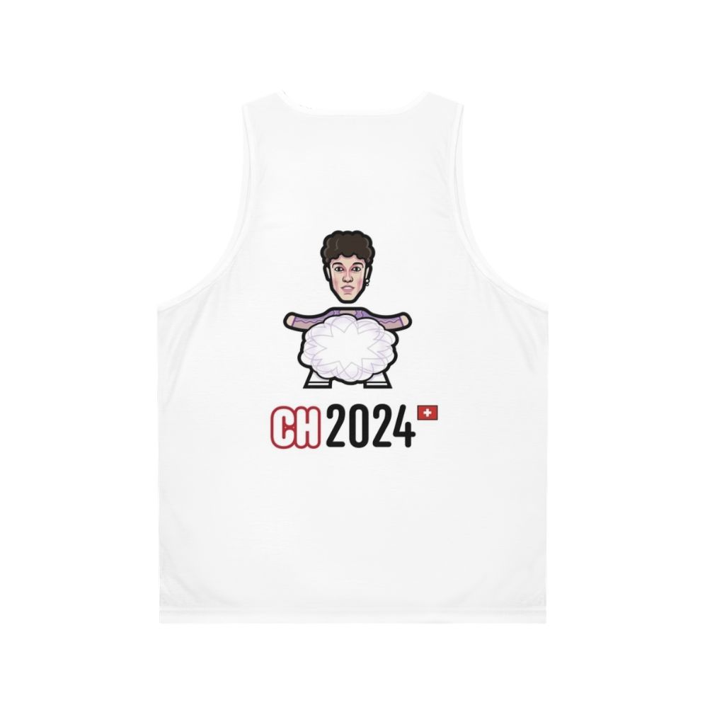 Switzerland Eurovision 2024 Unisex Tank Top - Back