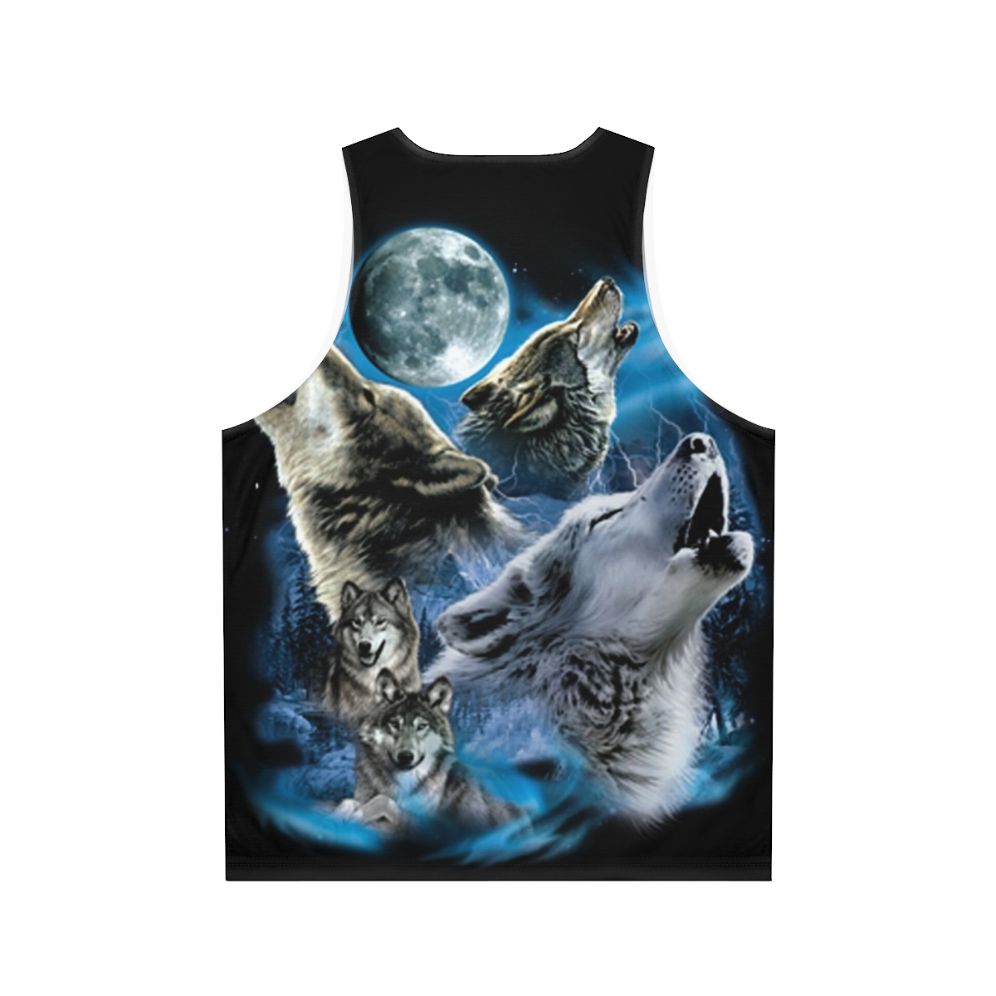 Wolf Family Unisex Tank Top - Back